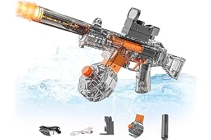 YUUFCY Electric Water Gun, 2025 New Automatic Water Gun, 26FT Super Powerful Pistol, Large Capacity Water Squirt Guns, Water Pistols Water Toy Guns for Summer Swimming Pool Beach Party (Grey)