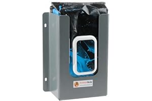 Amberquip XXL Hand Wipes Wall Storage Holder. Ideal for Van, workshop, Garage. Grey PVC.
