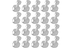 MIANGSY Strong Magnets, Pack of 20 Magnets for Magnetic Board, Fridge, Office and School