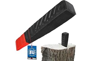 KOTARBAU® Geschmiedeter Spaltkeil aus Stahl 235 mm 2.5 kg Keil Spaltgranate Holzspalter Holzspaltkeil Fällkeil Scheitkeil Nachsetzkeil Treibkeil zum Fällen und Spalten von Holz