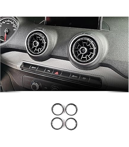 Hintere AC-Entlüftung Für VW Touran 2004-2015 - Schwarz, ABS Material - Ersatz Für 1TD 819 203