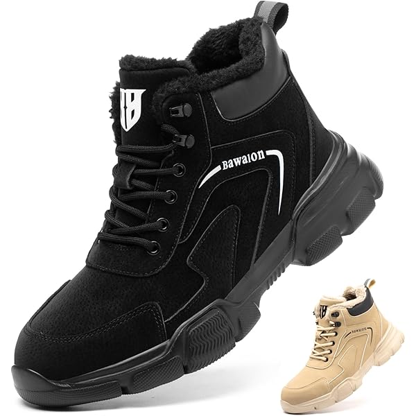 PAQOZKC Winter Werkschoenen Heren Dames Waterdichte