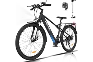 ‎HITWAY HITWAY E Bike E-Mountainbike 26 Zoll Pedelec Cityräder Elektrofahrrad,250W Motor,36V/12Ah Akku ebike,7/21 Gängen,bis 35-90km