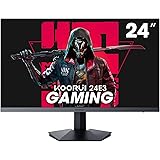 KOORUI 24 Pollici Gaming Monitor, 165Hz 1080p IPS 1ms, Adaptive Sync, HDMI Inclinazione Regolabile, Eye Care, Montabile a Par