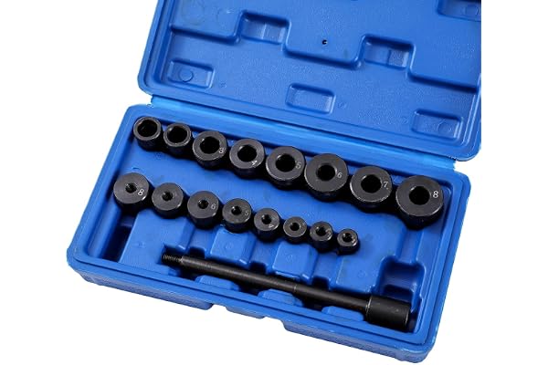 KATSU Kit de Centrage Universel pour Embrayage 17 Pièces Outil de Centrage, Outils d'Alignement d'Embrayage 450752