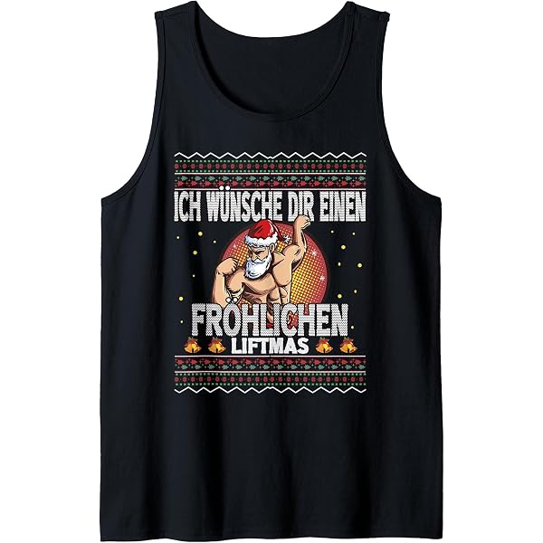 Bodybuilding Shirt Herren T-Shirt Weihnachten Fitnessstudio Fröhliche Liftmas Herren Fitness Jumping