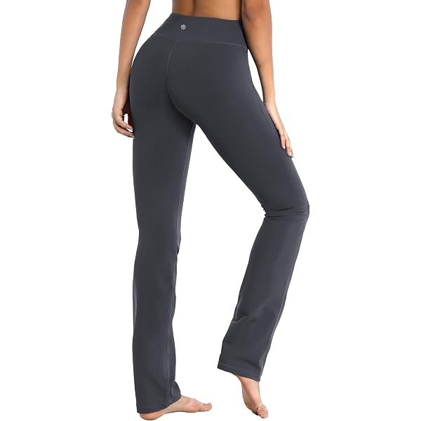 BUBBLELIME Women's High Waist Bootcut Yoga Pants - Tummy Control Flare Leggings With Back Pockets - View #3