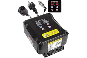 AMUR CONTROLLORE POMPA CON INVERTER PRESSOSTATO cablato Pressostato Controller automatico Monitor di flusso per pompa acquedotto domestico pompa da pozzo (controllo pompa INVERTER 7 - 2.2KW 1*230V/1*230V)