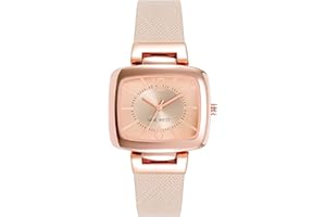 Nine West NW/1856 Zegarek damski na pasku Miodowy brąz/złoty