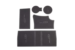 SMABEE Tapis de porte en cuir Cortex pour Peugeot 208 e-208 2020+, accessoires intérieurs, porte-gobelet (noir)