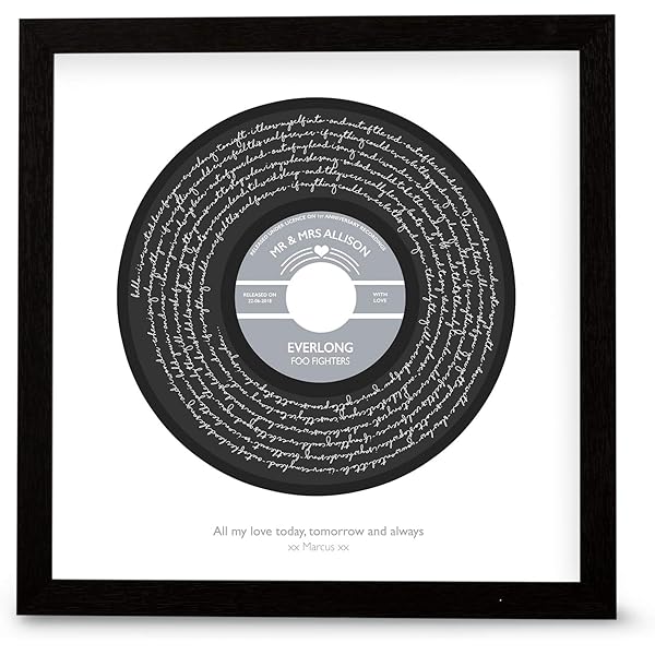 Everlong Foo Fighter Lyrics Print Available in a Variety of 