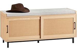 ‎SOBUY SoBuy FSR154-N Szafka Ławka na Buty z siedziskiem Komoda przedpokój Stojak drzwi siedzisko,110 x 49 x 40 cm (Ławka na Buty)