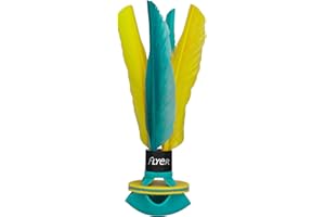 Waboba Flyer Soft Rubber Shuttlecock, Mint Green/Yellow