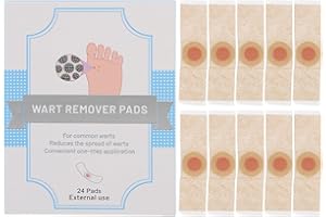 Artibetter 24Pcs Warze Entferner Pads Arzneimittel Patches Und Verbergen Pads Plantar Warze Entferner für Füße