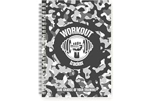 LIFESTYLE PLANNERS Workout Tracker - The Perfect Planner to record your Gym or Home Workouts - Six colours/styles - A5 size with 104 pages and space for 100 workouts - Set Goals & Track Progress
