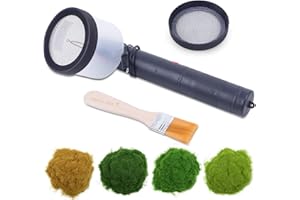 Xigner Mini Statik-Graspose, Static Grass Flock Applicator ABS Applikator mit Antirutschgriff für DIY Landschaftsmodellierung Sandtisch-Modellierungshandwerkzeug
