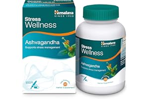 Himalaya Ashvagandha 120 Veg Caps; Natural Stress Relief; Indian Ginseng; Value Pack of 120's