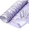 Gersoniel 10 Sheets Lavender Scented Drawer Liners for Dresser, Non-Adhesive Paper Liner for Drawers, Home Shelf, Closet (Lavender)