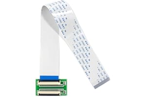 VSDISPLAY 40-pinowy na 40-pinowy adapter złącza ZIF 0,5 mm z przedłużaczem płaski kabel przedłużający FFC