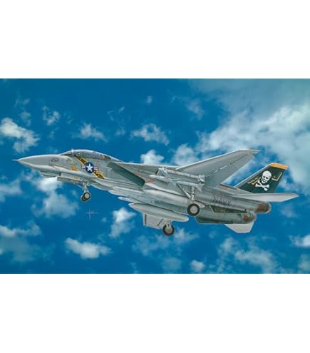 Academy Modellino Aereo Grumman F-14 Tomcat Scala 1:144 Kit Dettagliato