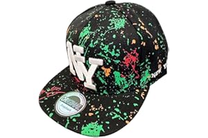Jeamis Kinder NY Kappe Kids USA Sommer Snapback Baseball Cap Cappy Unisex Trucker Starter Basecap Mütze Hawaii Kult für Junge und Mädchen