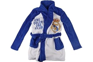 CERDÁ LIFE'S LITTLE MOMENTS Batín Coral Fleece Aplicaciones Real Madrid Niños – Bata de Casa Oficial Infantil, Diseño Exclusivo Con Escudo Maillot de bain pour enfant Real Madrid Garçon (lot de 1)
