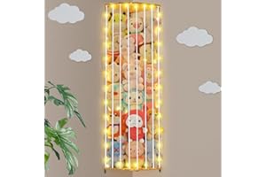 BTBHIHO Stuffed Animal Storage, Plush Toys Teddy Storage, Suspended and Adjustable Soft Toy Storages,Vertical Open Kids Teddy Storages for Playroom Nursery Children's Room Kindergarten