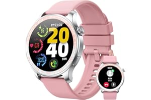 Fempoin Smartwatch, 1.43" HD AMOLED Orologio Smartwatch Uomo Donna con Chiamate e Whatsapp, Orologio Digitale con 100+ Sport, SpO2 /Cardiofrequenzimetro, IP68 Impermeabile Smart Watch per Android iOS
