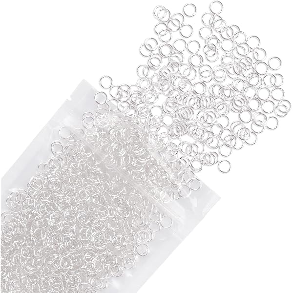 Lot De 50 Anneaux Porte-Clés En Acier Inoxydable 20mm - Pour Clés, DIY Et Artisanat