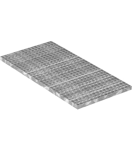 Fenau - Garagen-Gitterrost 490 X 490 X 30 Mm, MW: 30/10 Mm, Verzinkt, Rost Für Zarge