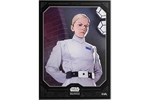 Gamegenic, Star Wars : Unlimited Premium Art Sleeve - Dedra Meero, 60 pochettes Art + 2 pochettes transparentes, code couleur de la manche : gris
