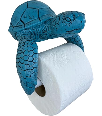 Produktbild von Toilettenrollenhalter Meeresschildkröte Gold-grün-lila