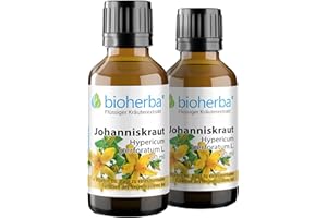 ‎BIOHERBA 2 Stk. Johanniskraut Tropfen, Tinktur 2 x 50 ml – Hochdosierter Extrakt mit Vitamin B6 für Nervensystem, Homocystein-Stoffwechsel & Bildung roter Blutkörperchen von BIOHERBA PZN 17187391