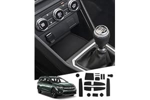 WEIPIN Tappetini gomma antiscivolo compatibili per Daci-a Jogger 2022 2023 2024, tappetini antipolvere per Console Centrale, Cuciture Porte, Scanalatura Porta Jogger Hybrid/Extreme Accessori（Nero）