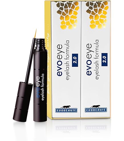 EVOBEAUTÉ evoeye Eyelash Formula INTENSE 1ml I Eyelash Serum with