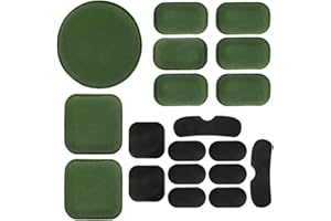 Aoutacc Universal Airsoft Casco Pads, 19pcs / Set Casco Kits de Relleno de Espuma de Repuesto Set Accesorios Alfombrillas para Casco Fast/Mich/ACH/USMC/PASGT
