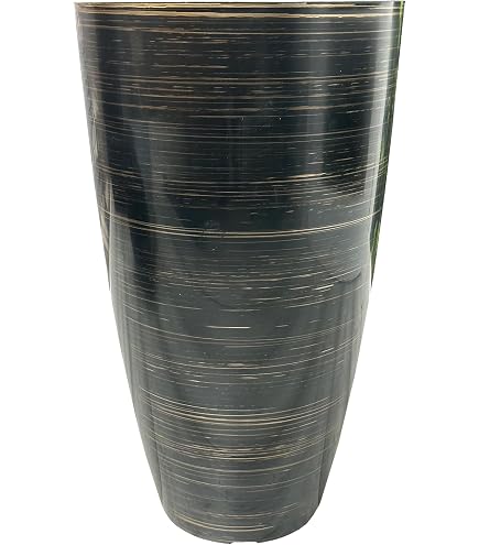 Prosper Plast DPSA300-S433 - Vaso da Fiori Sottile, 29,5 x 52 cm, Colore: Antracite, 12 Pezzi