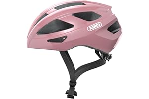 ABUS Macator Casco da ciclismo - Casco da bici sportiva per principianti - Per uomo e donna - Rosa, Taglia M