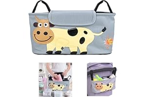 Wohlstand Sac Poussette Etanche Pochette Couche,Sac de Transport de Rangement Poussette,Voyage Universel (32.0 cm * 13.5 cm * 5.0 cm)