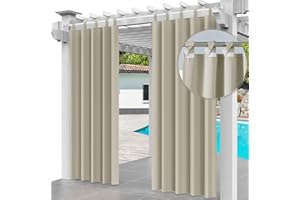 Ferocity Tenda per Esterni Impermeabile 220 x 155 cm Impermeabile per Patio Portico Anteriore pergola per Giardino Cortile Balcone (1 Pezzo) Beige [129]