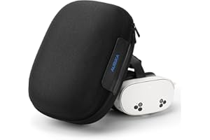 Aubika Custodia da trasporto per accessori Meta Quest 3/Quest 3S/Quest 2/Quest Pro/PICO 4