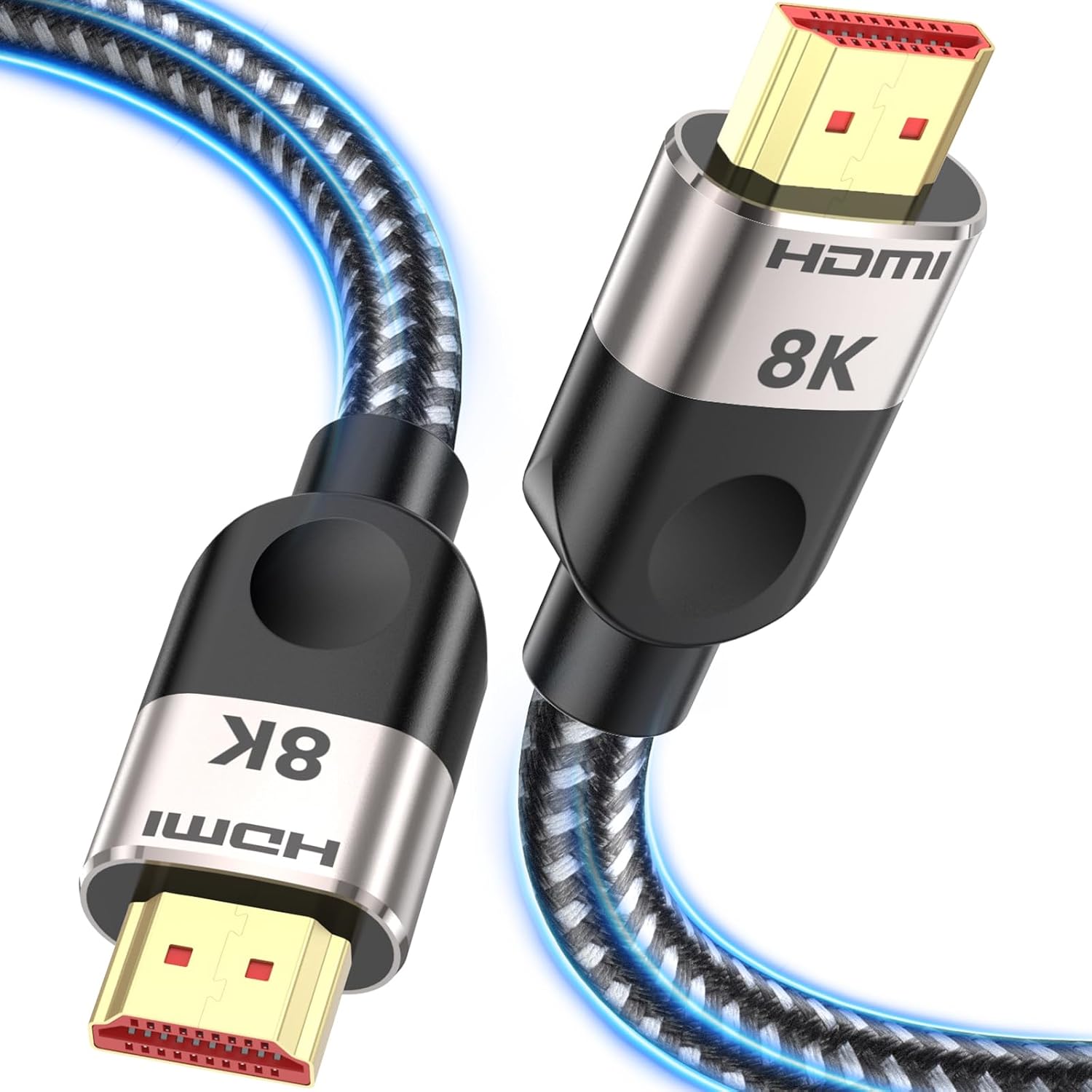 Southlight 10K 8K HDMI 2.1 Cable 3M, 8K@60Hz 4K@120Hz Ultra High-Speed HDMI® Lead 48Gbps, Supports eARC HDR10 HDCP 2.2/2.3 DTS: X 3D CEC, Compatible with TV/HDTV/Blu-ray/PS5/PS4