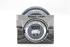 Reuzel 2025 Road Trip, Pommade mate à tenue extrême, Tenue forte, Pommade basse brillance pour homme, 95g + Format voyage gratuit 35g