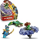 LEGO NINJAGO Nya vs. Mutation Monster Spinning Top Nya مع إكسسوارات للأطفال الذين تزيد أعمارهم عن 71849-6 سنوات وEvil Mutation Monster M