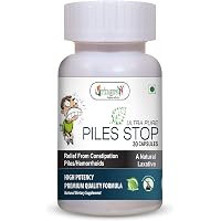 Vringra Ultra Piles Stop Capsules - Piles Capsules For Men & Women - Piles Free Capsules (Pack Of 1.)