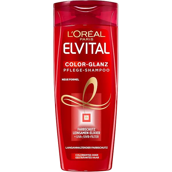 L’Oréal Paris Elsève Color-Vive Shampoo 400 Ml – Für Gefärbtes Haar, Farbschützend & Nährend