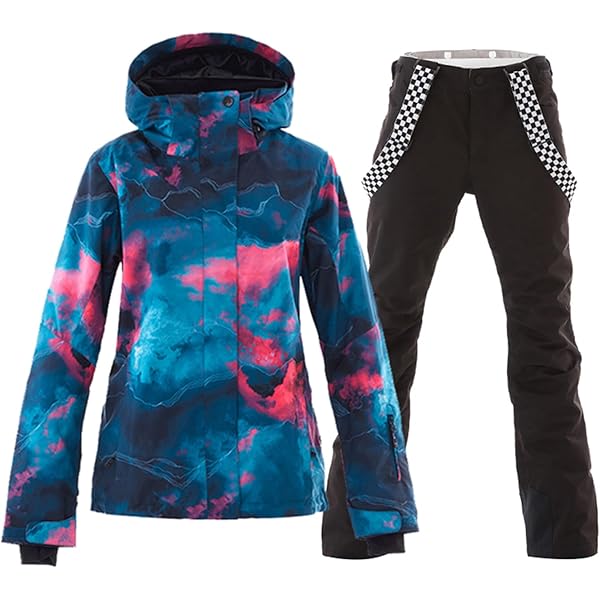 Skihose Damen Mit Trägern WYOUTDOOR Damen Skianzug Set