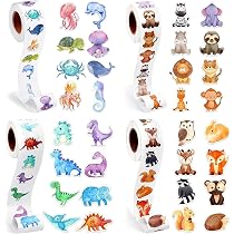 500 Stück Tier-Aufkleber (Einhorn & Mehr) – Motivierende Sticker Für Kinder, Belohnung, Party & Deko