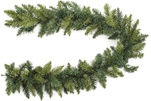 FEERIC LIGHTS & CHRISTMAS Guirnalda de Navidad Blooming Verde de plástico 180 cm