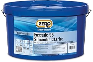 Zero Fassade 95 Siliconharzfarbe weiß 12,5 l, Fassadenfarbe